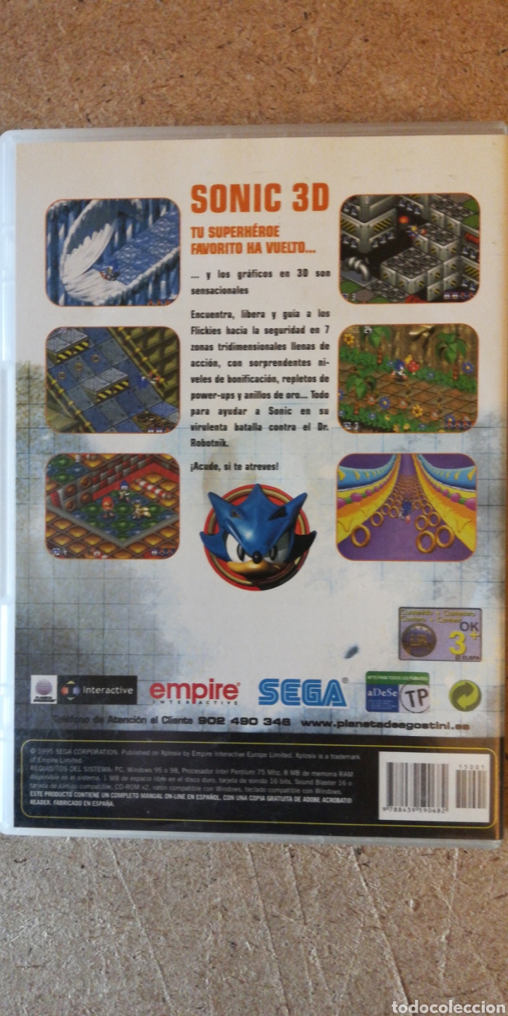 Videojuegos y consolas: Sonic 3D - sega pc - Foto 2
