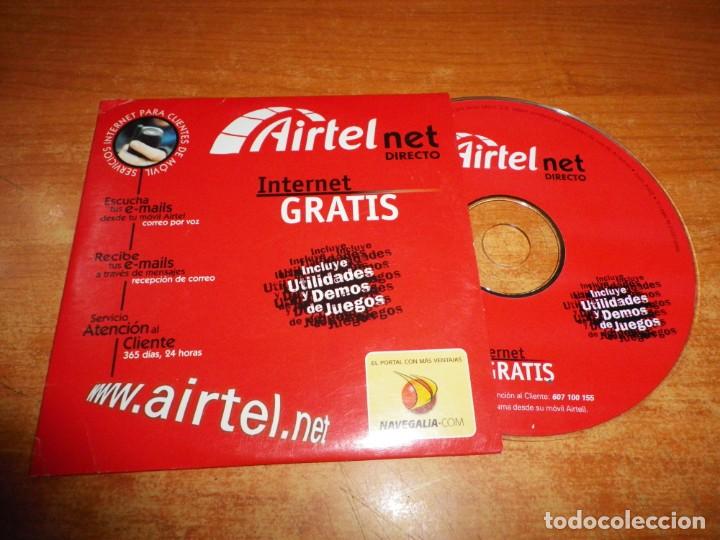 Videojuegos y consolas: AIRTEL NET DIRECTO Internet gratis ACCESO A INTERNET CD-ROM - Foto 1