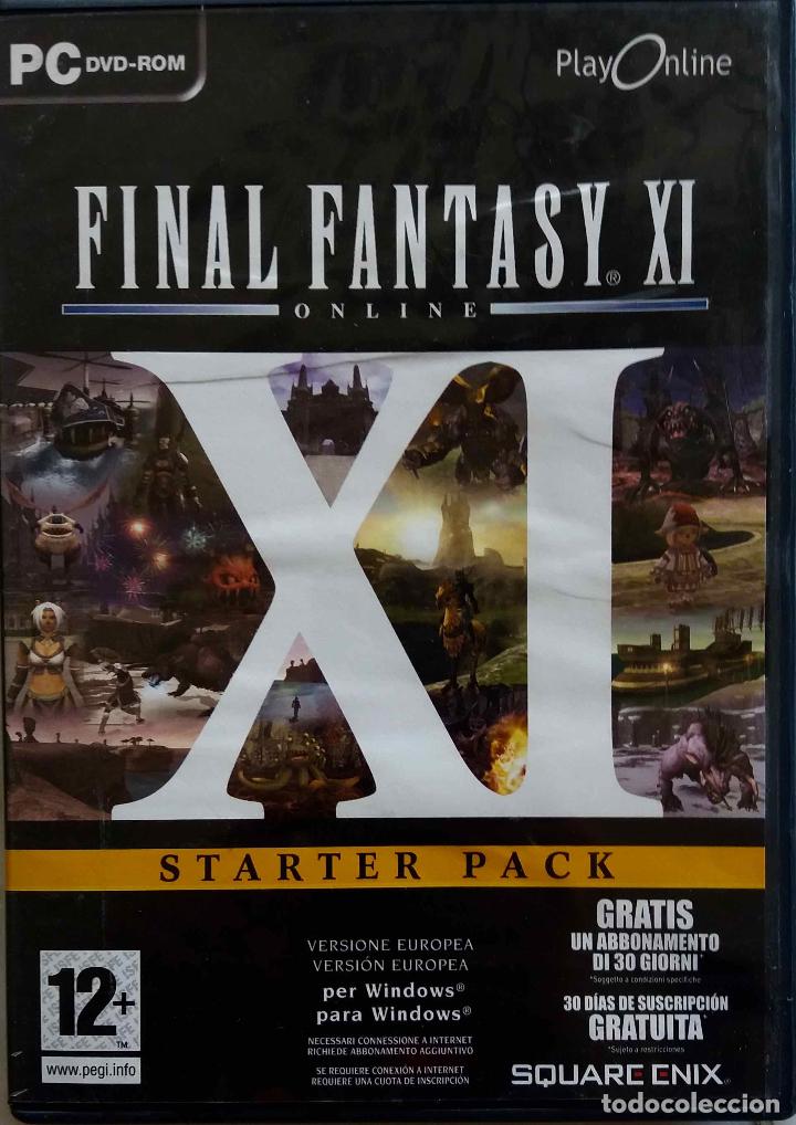 Videojuegos y consolas: FINAL FANTASY XI, STARTER PACK. VERSI&Oacute;N EUROPEA PARA WINDOWS, PC DVD ROOM - Foto 1