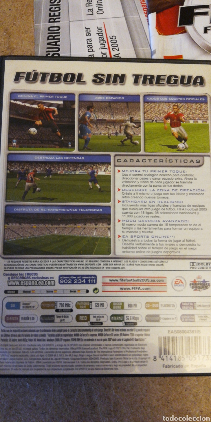 Videojuegos y consolas: Fifa football 2005 - pc - Foto 3