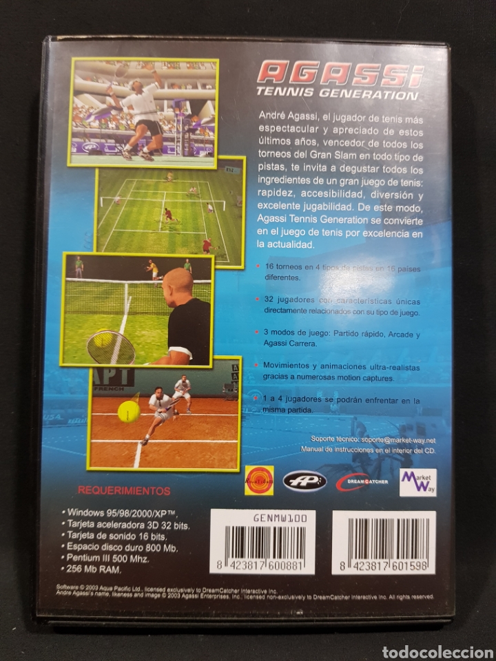 Videojuegos y consolas: Juego PC Agassi Tennis Generation - Foto 2