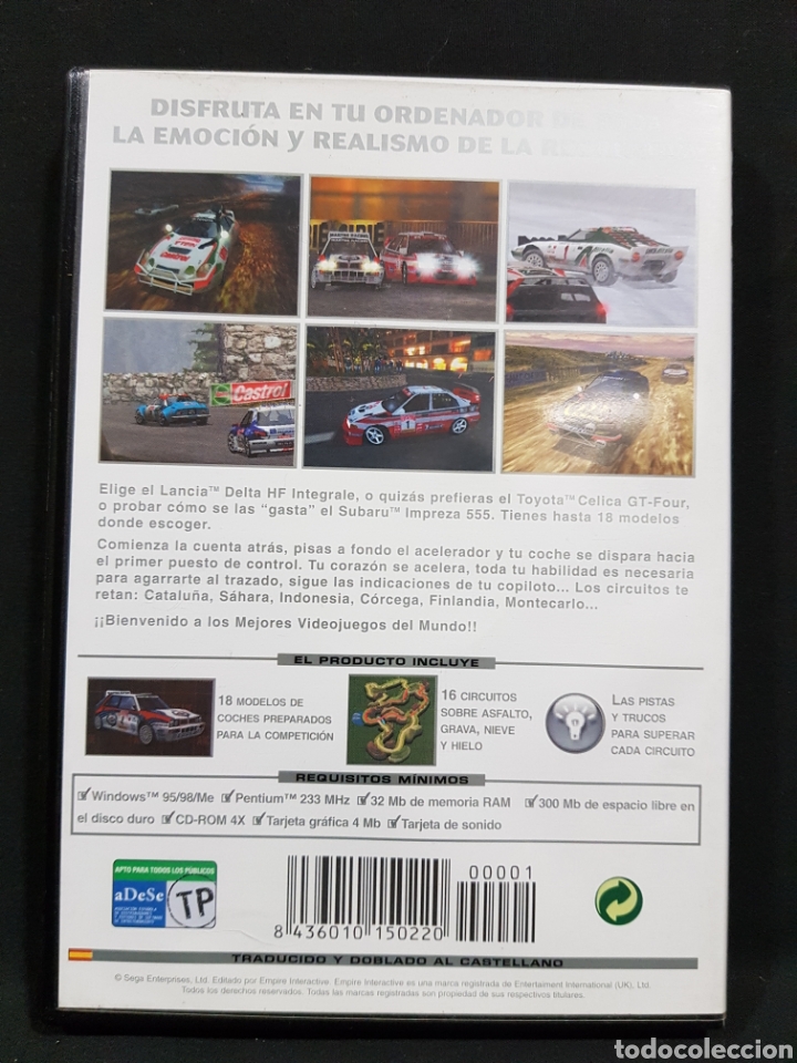 Videojuegos y consolas: Juego PC Sega Rally 2 - Foto 2
