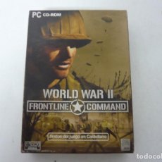 Videojuegos y Consolas: WORLD WAR 2 - FRONTLINE COMMAND - ESPAÑOL / CAJA DVD / IBM PC / RETRO VINTAGE / CD - DVD. Lote 238011890