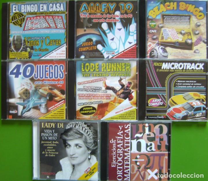Videojuegos y consolas: Lote de 8 CD-ROM (Programas, juegos... de Internet) Ver - Foto 1