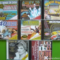 Videojuegos y Consolas: LOTE DE 8 CD-ROM (PROGRAMAS, JUEGOS... DE INTERNET) VER