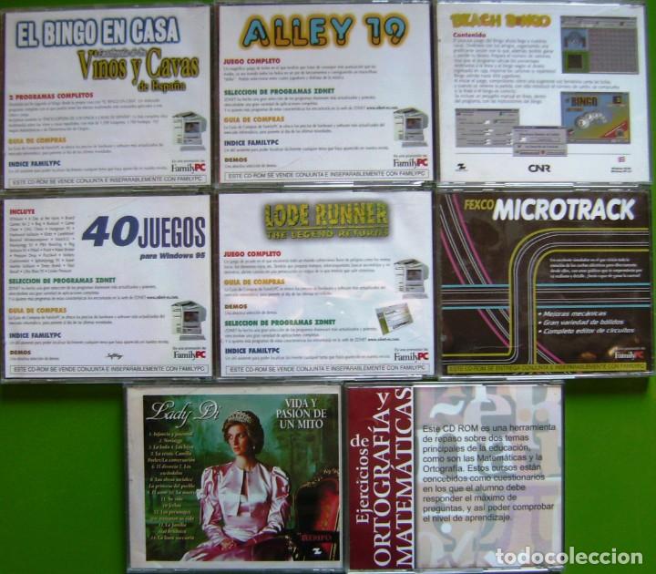 Videojuegos y consolas: Lote de 8 CD-ROM (Programas, juegos... de Internet) Ver - Foto 2
