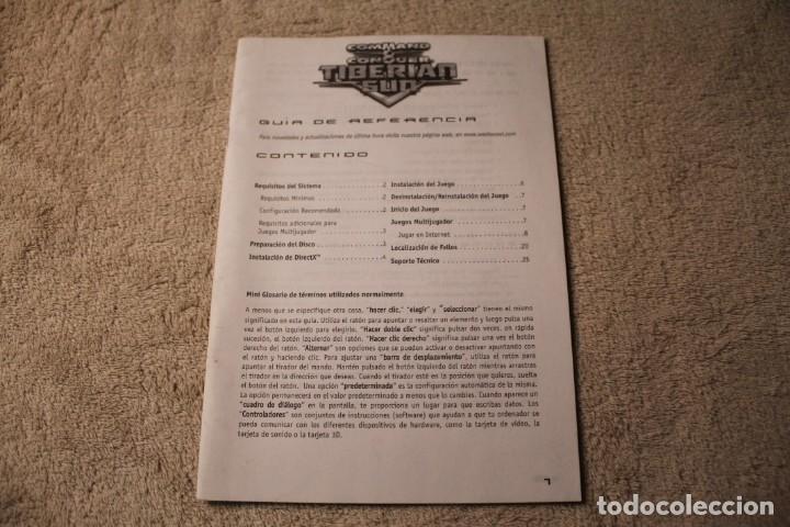 Videojuegos y consolas: COMMAND & CONQUER TIBERIAN SUN GUIA DE REFERENCIA Y HOJA DE INFORMACI&Oacute;N PC - Foto 1