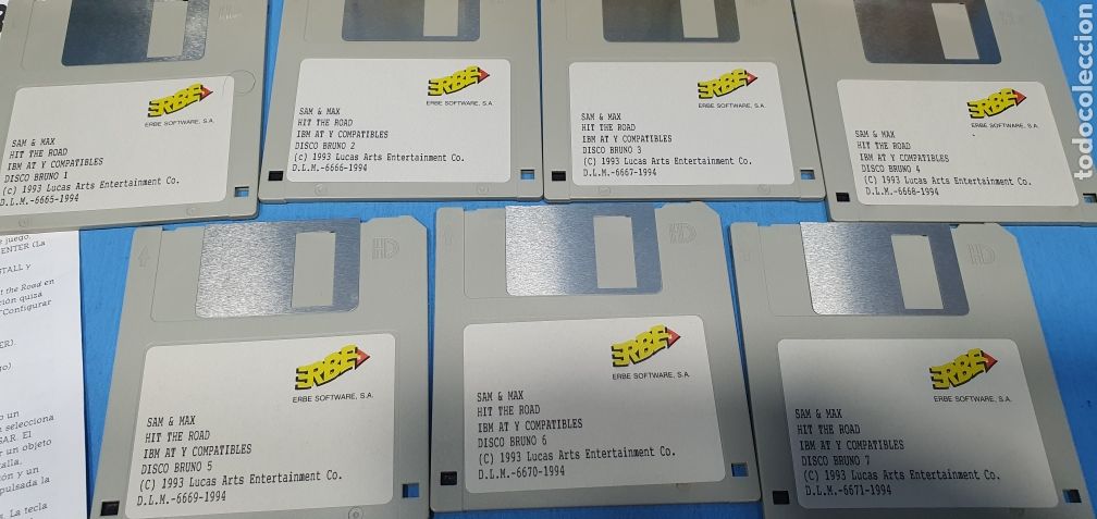 Videojuegos y consolas: JUEGO PARA PC - SAM & MAX - HIT THE ROAD - ERBE 1993 - Foto 3