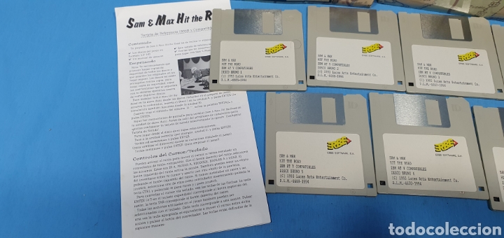 Videojuegos y consolas: JUEGO PARA PC - SAM & MAX - HIT THE ROAD - ERBE 1993 - Foto 4