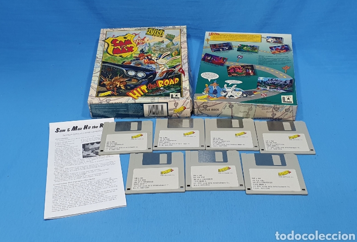 Videojuegos y consolas: JUEGO PARA PC - SAM & MAX - HIT THE ROAD - ERBE 1993 - Foto 1