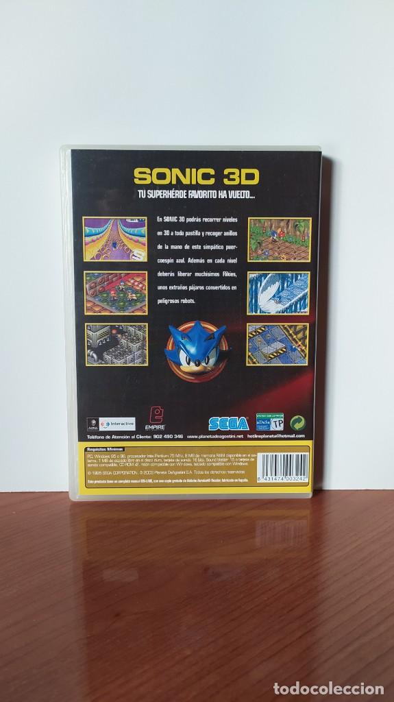 Videojuegos y consolas: PC CD ROM SEGA SONIC 3D FLIKIES ISLAND EMPIRE INTERACTIVE - Foto 2