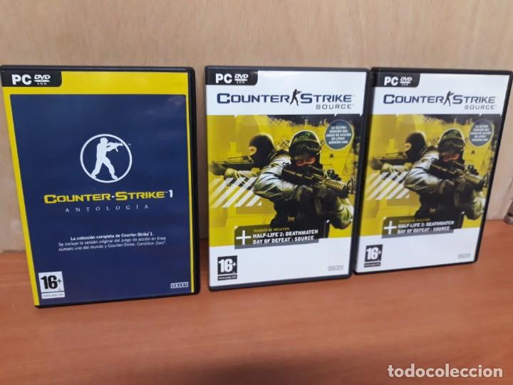 Videojuegos y consolas: LOTE 3 JUEGOS PC..COUNTER STRIKE - Foto 1