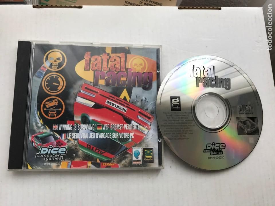 Videojuegos y consolas: FATAL RACING DICE COMPUTER GAMES CD ROM PC KREATEN - Foto 1