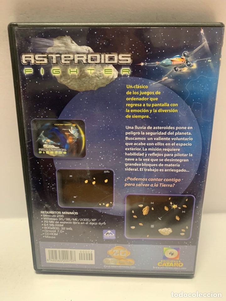 Videojuegos y consolas: PC 732 asteroids fighter JUEGOS PC SEGUNDA MANO - Foto 2
