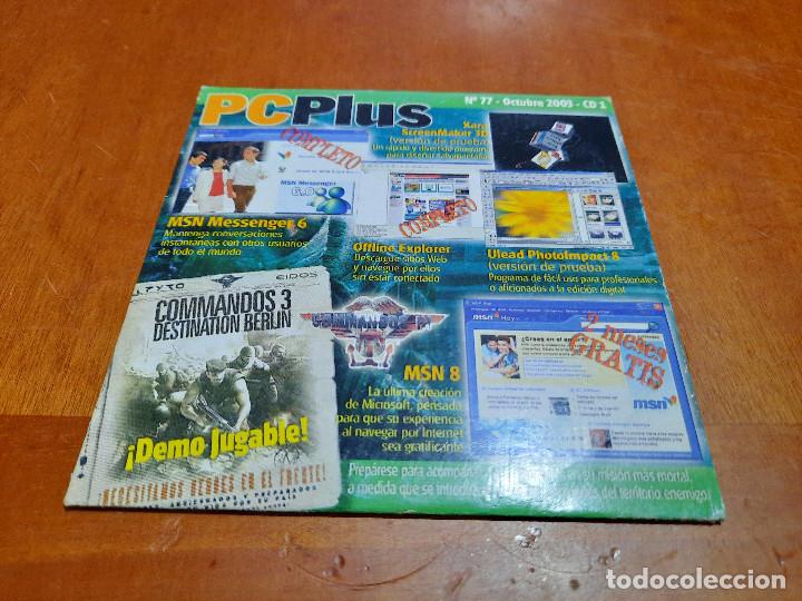 Videojuegos y consolas: PC PLUS 77. OCTUBRE 2003. CD-ROM CON PROGRAMAS DIFERENTES. BUEN ESTADO. CART&Oacute;N. - Foto 1