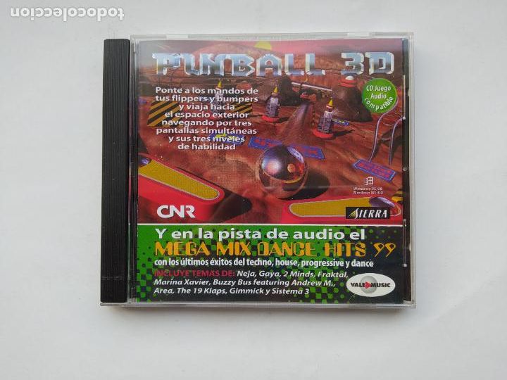 Videojuegos y consolas: PINBALL 3D. MEGA MIX DANCE HITS 99. CD-ROM. TDKCD36 - Foto 1