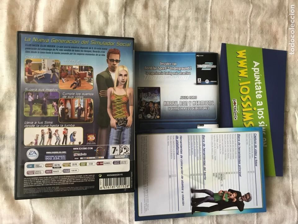 Videojuegos y consolas: LOS SIMS 2 4 CDS PC CD ROM KREATEN - Foto 2