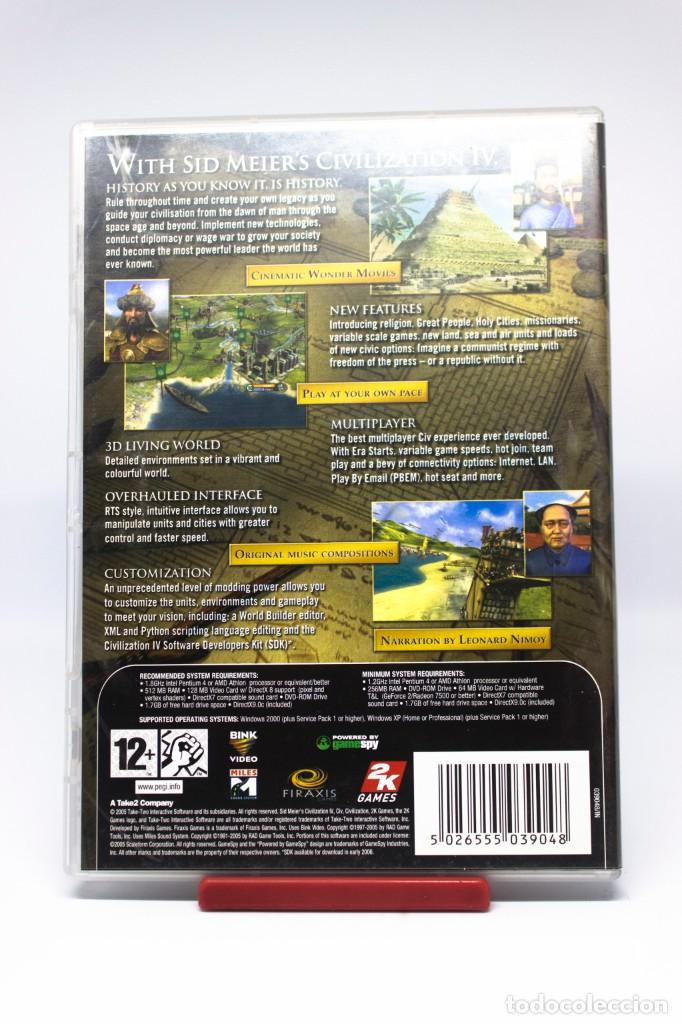 Videojuegos y consolas: SID MEIERS CIVILIZATION IV PC - Foto 2