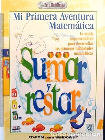 Videojuegos y consolas: CD-ROM PARA WINDOWS - SUMAR Y RESTAR - MI PRIMERA AVENTURA MATEMATICA - - Foto 1