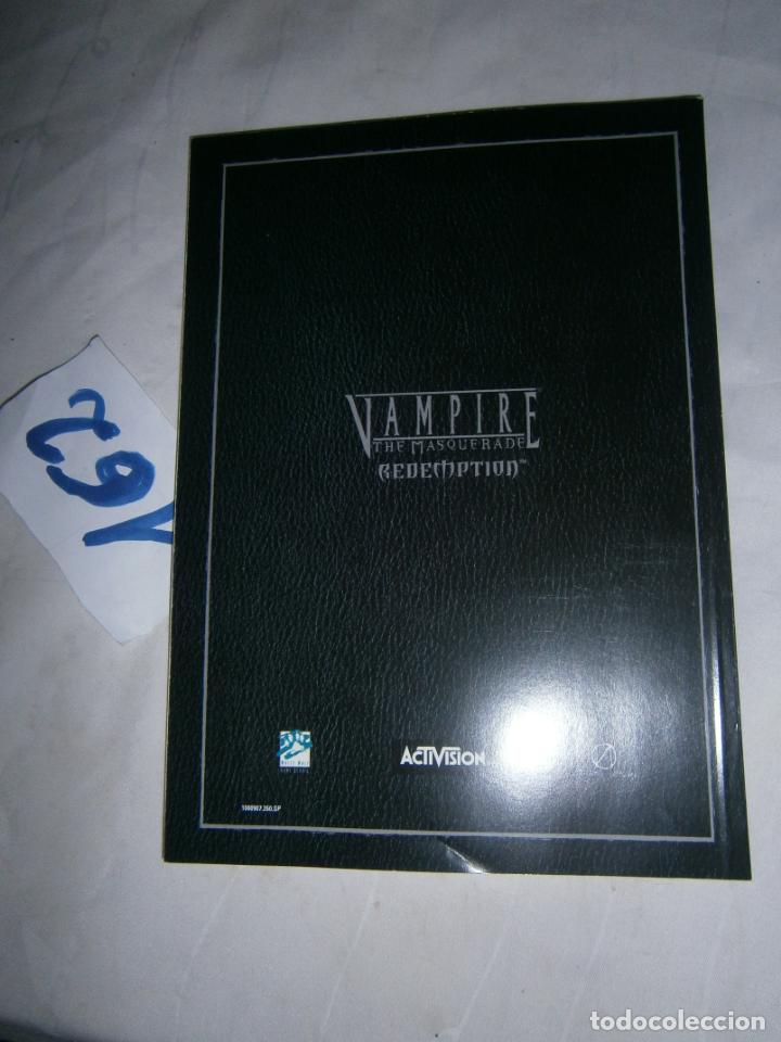 Videojuegos y consolas: DOCUMENTACION DE ANTIGUO JUEGO PARA PC - VAMPIRE (REDEMTION) - Foto 1