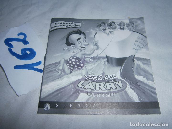 Videojuegos y consolas: DOCUMENTACION DE ANTIGUO JUEGO PARA PC - LARRY - Foto 1