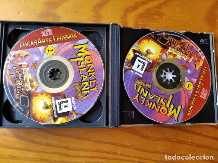 Videojuegos y consolas: MONKEY ISLAND SAGA - JUEGO COMPLETO EN 3 CDS - - Foto 3