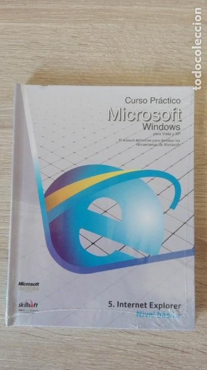 Videojuegos y consolas: PRECINTADO 5.INTERNET EXPLORER NIVEL BASICO LIBRO+PC CD ROM CURSO WINDOWS SKILLSOFT 2010 - Foto 1