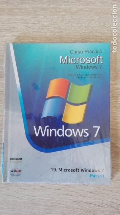 Videojuegos y consolas: PRECINTADO 19.MICROSOFT WINDOWS 7 PARTE I LIBRO+PC CD ROM CURSO WINDOWS SKILLSOFT 2010 - Foto 1