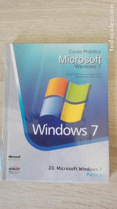 Videojuegos y consolas: PRECINTADO 20.MICROSOFT WINDOWS 7 PARTE II LIBRO+PC CD ROM CURSO WINDOWS SKILLSOFT 2010 - Foto 1