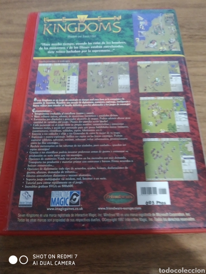 Videojuegos y consolas: SEVEN KINGDOMS - PC GRUPO Z - Foto 2