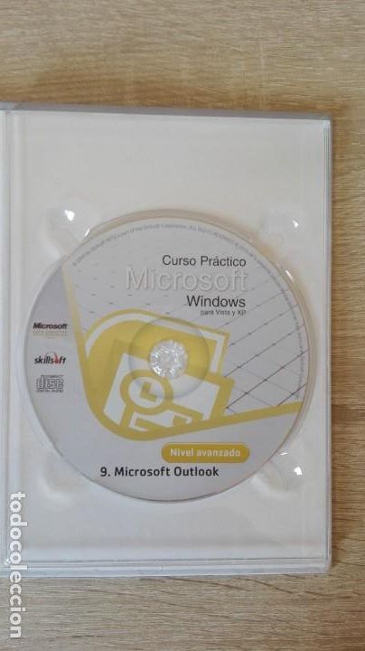 Videojuegos y consolas: 9.MICROSOFT OUTLOOK NIVEL AVANZADO,LIBRO+PC CD ROM CURSO WINDOWS SKILLSOFT 2010 - Foto 2