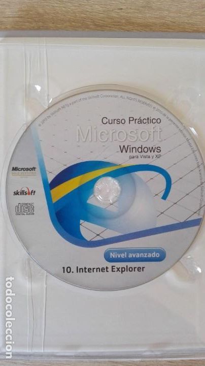 Videojuegos y consolas: 10.INTERNET EXPLORER NIVEL AVANZADO,LIBRO+PC CD ROM CURSO WINDOWS SKILLSOFT 2010 - Foto 2