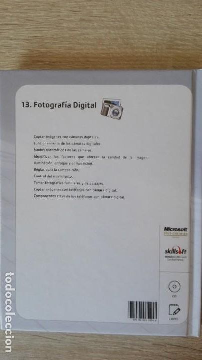 Videojuegos y consolas: 13 FOTOGRAF&Iacute;A DIGITAL,LIBRO+PC CD ROM CURSO WINDOWS SKILLSOFT 2010 - Foto 3