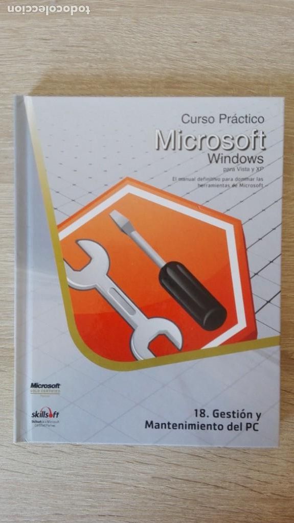 Videojuegos y consolas: 18.GESTI&Oacute;N Y MANTENIMIENTO DEL PC,LIBRO+PC CD ROM CURSO WINDOWS SKILLSOFT 2010 - Foto 1