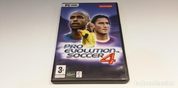 Videojuegos y consolas: 421-PRO EVOLUTION SOCCER 4 PC CD ROM - CON MANUAL -ENVIO DESDE ESPA&Ntilde;A - Foto 1