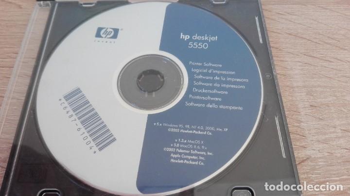Videojuegos y consolas: HP DESKJET 5550-PC CD ROM-SOFTWARE DE IMPRESI&Oacute;N-HEWLETT PACKARD CO.-A&Ntilde;O 2002. - Foto 1