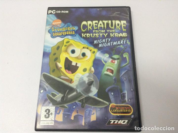 Videojuegos y consolas: SPONGE BOB SQUAREPANTS CREATURE FROM THE KRUSTY NIGHTMARE - Foto 1