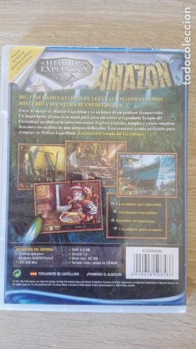 Videojuegos y consolas: HIDDEN EXPEDITION AMAZON-PC CD ROM-BIG FISH GAMES INC.-A&Ntilde;O 2011. - Foto 3