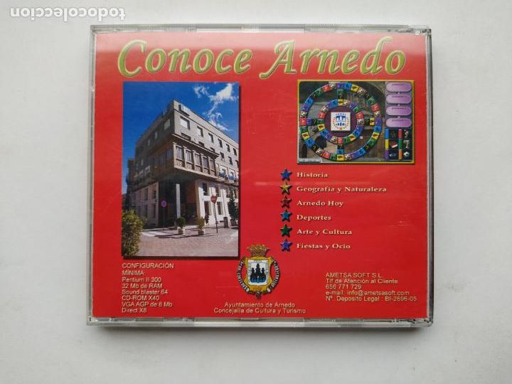 Videojuegos y consolas: CONOCE ARNEDO. LA RIOJA. CD-ROM. TDKCD38 - Foto 3