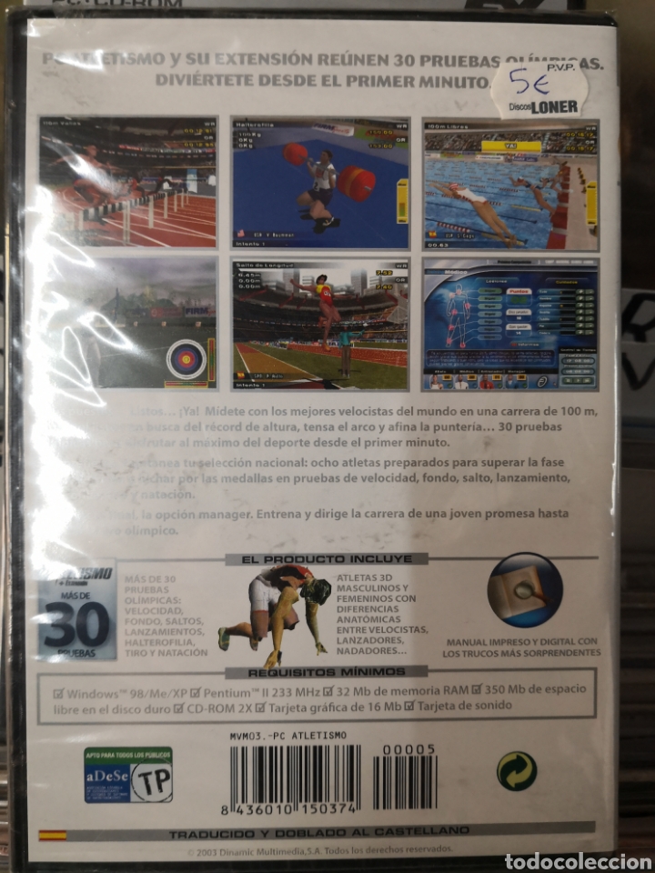 Videojuegos y consolas: PC atletismo edici&oacute;n oro precintado - Foto 2