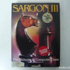 Videojuegos y Consolas: SARGON III / IBM PC Y COMPATIBLES / VER FOTOS / RETRO VINTAGE DISKETTE. Lote 255529820