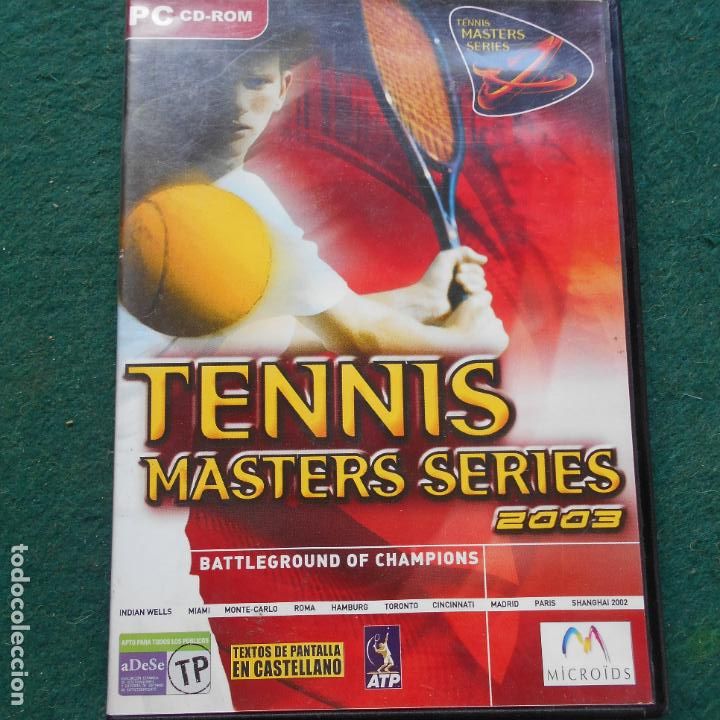 Videojuegos y consolas: TENNIS MASTERS SERIES PC CD ROM - Foto 1