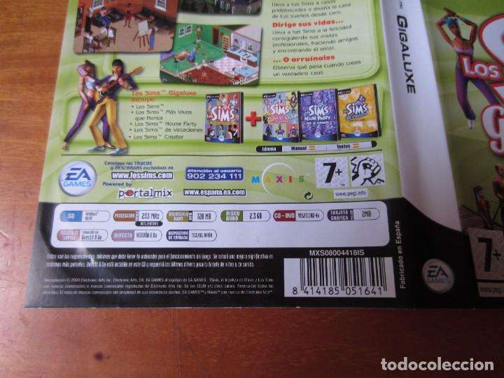 Videojuegos y consolas: Caratula Original Los Sims Gigaluxe (PC) - Foto 3