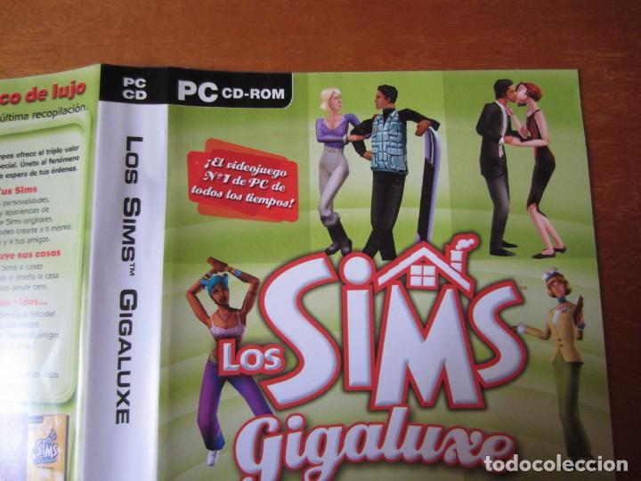 Videojuegos y consolas: Caratula Original Los Sims Gigaluxe (PC) - Foto 5