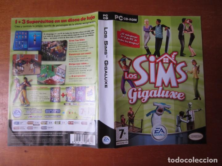 Videojuegos y consolas: Caratula Original Los Sims Gigaluxe (PC) - Foto 7