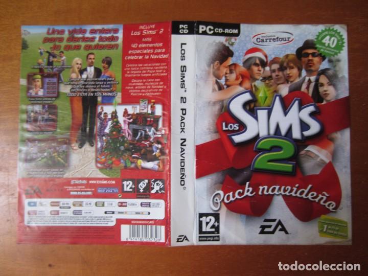 Videojuegos y consolas: Caratula Original Los Sims 2 Pack Navide&ntilde;o (PC) - Foto 1