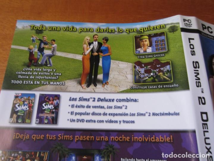 Videojuegos y consolas: Caratula Original Los Sims 2 Deluxe (PC DVD-ROM) - Foto 4