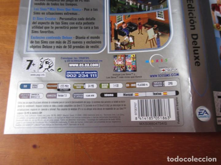 Videojuegos y consolas: Caratula Original Los Sims Deluxe Edition (PC DVD-ROM) - Foto 5