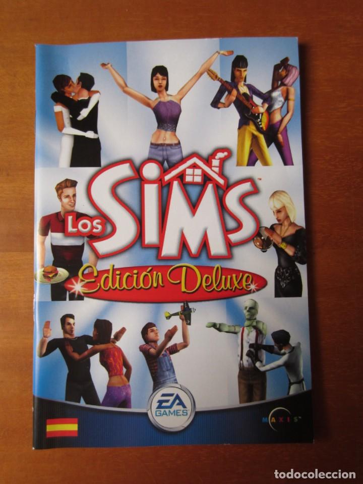 Videojuegos y consolas: Manual Original Los Sims Deluxe Edition (PC) (Lote 1) - Foto 1