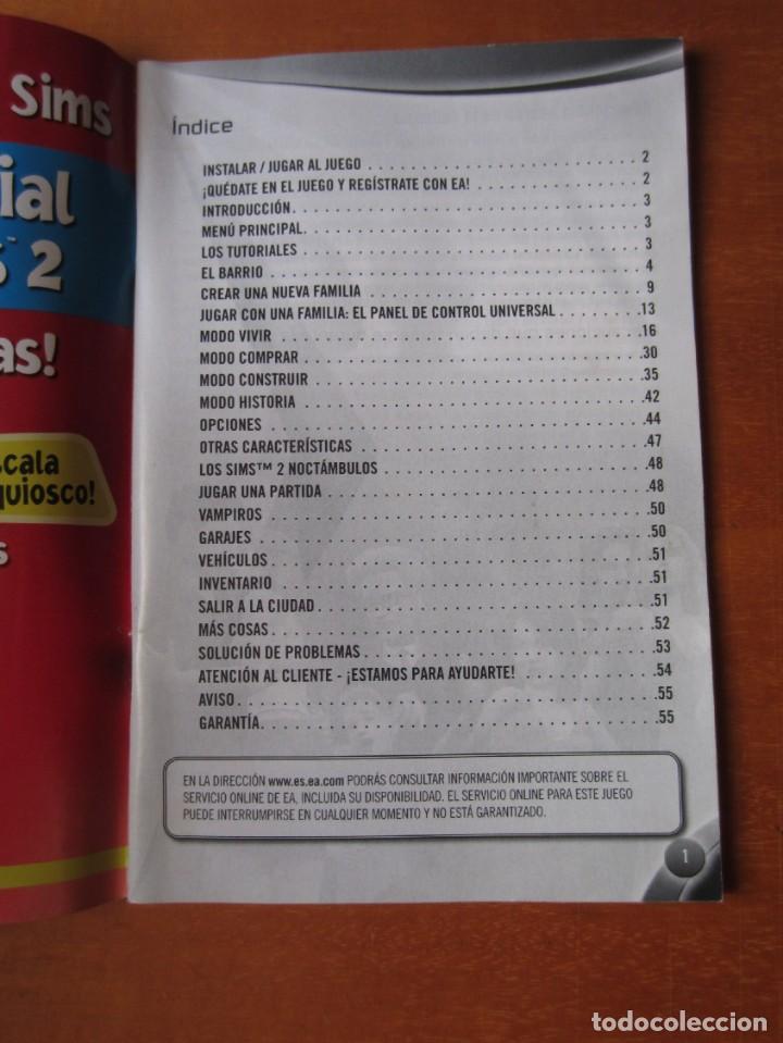 Videojuegos y consolas: Manual Original Los Sims 2 Deluxe (PC) - Foto 3
